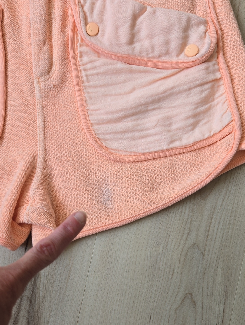 NWOT FP Movement Tinko Shorts, Peach, Size Small - Picture 2 of 5